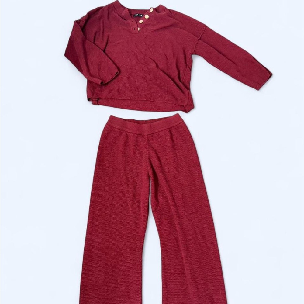 Cozy Wimens Loungewear Set - Red